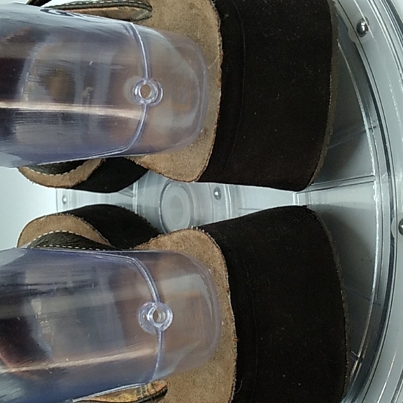 Vintage 1990s Y2K chunky square toe shoes 6M - Picture 5 of 10